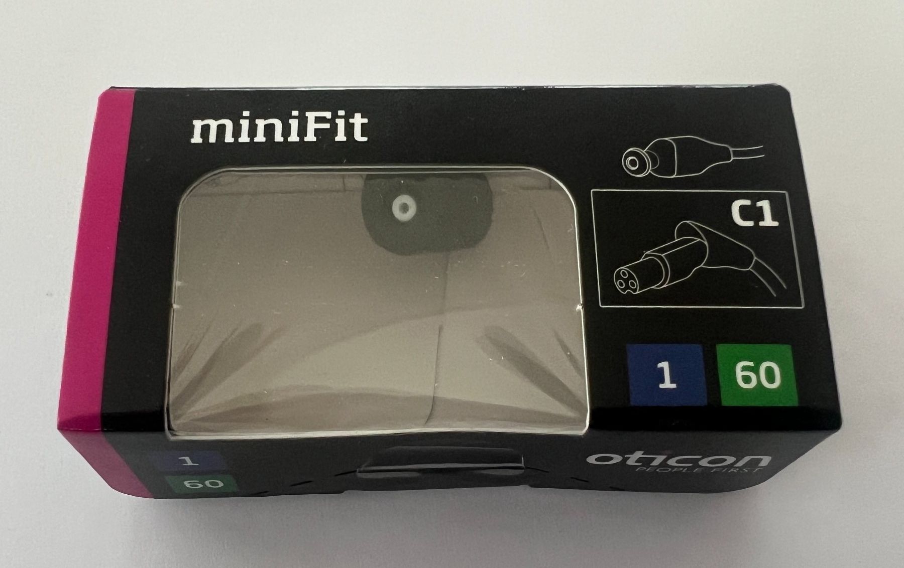 Oticon Attrezzature mediche: Oticon miniFit Receiver - C1 - 1L - 60 – Nuovo e nell'imballaggio originale da Affoltern am Albis venduto da Rabbi002