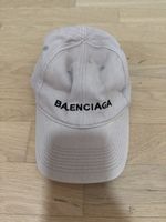 Balenciaga Cap Beige / Grau – Logo Stickerei