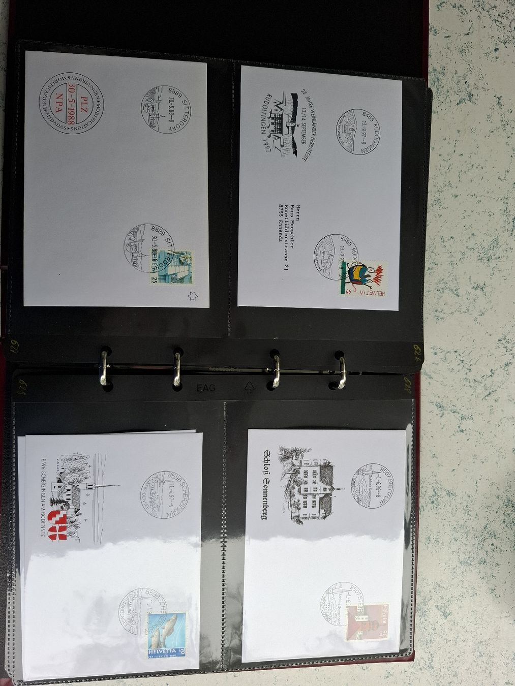 Tutti i francobolli: Briefe Sonder/Werbestempel Kt.Thurgau – Usato da Glarus venduto da Strubeli0 7
