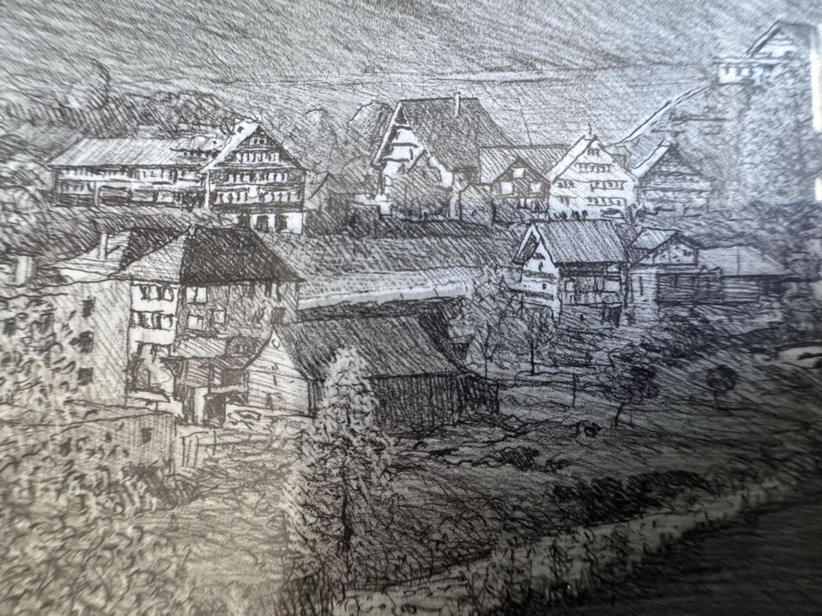 Poster & Bilder: Originalgrafik "Brunnadern" Paul Wyss  – Gebraucht aus Niederbüren von Oetschli 8