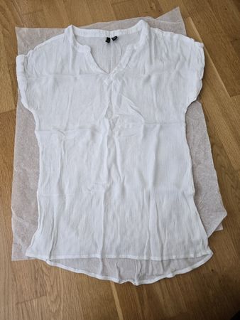 Luftige Shirt-Bluse von Vero Moda Gr. XS weiss