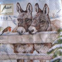 Serviette donkey's (t341) 2Stk.