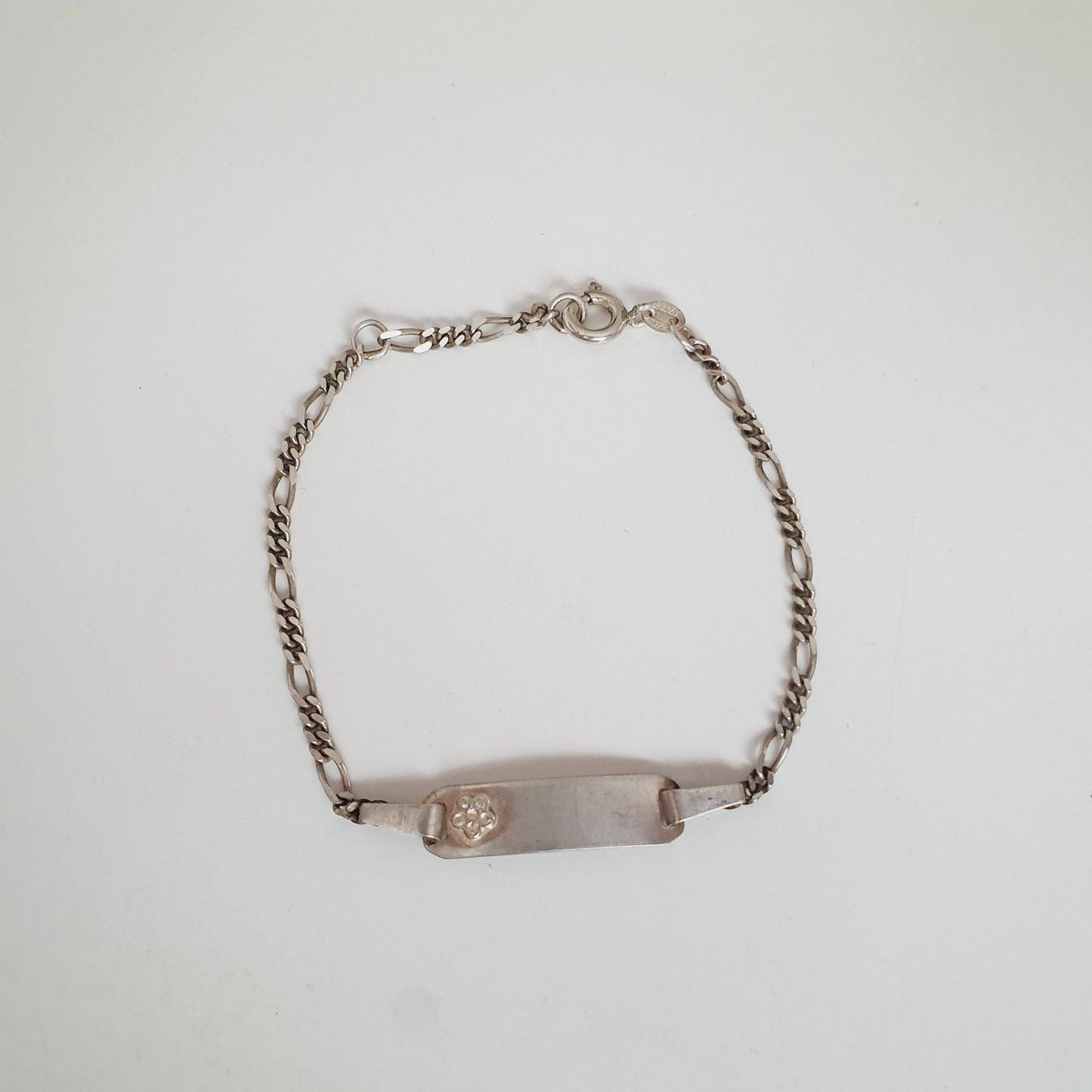 Bracciali & Braccialetti: Silber  925 Kinder Armband mit Gravurplatte – Usato da Kreuzlingen venduto da Wunderkiste123 4