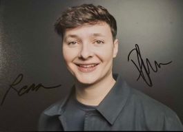 Remo Forrer - ESC - Original in person Autogramm auf Foto