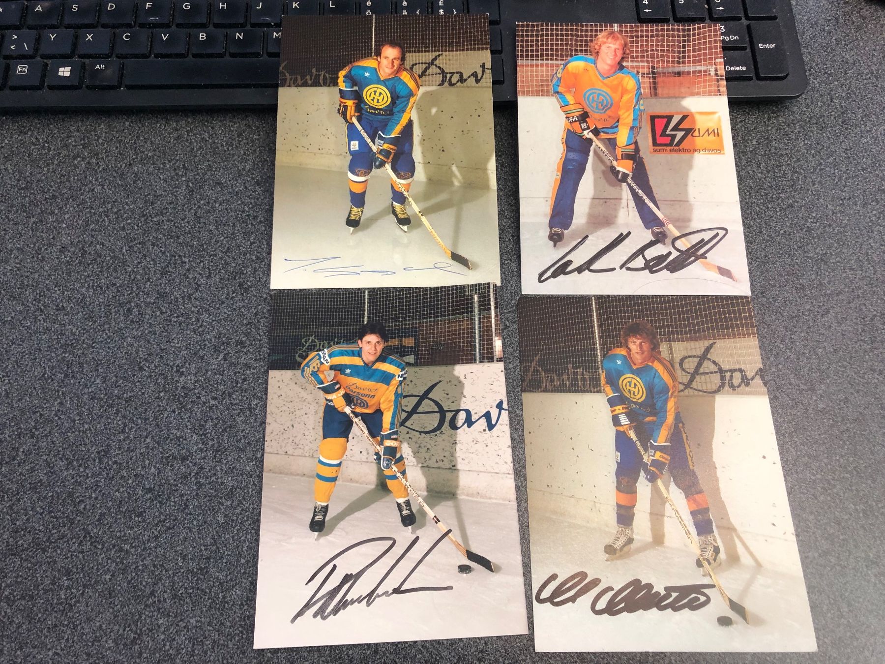 Autografi: 21 Original Autogrammkarten HC DAVOS – Usato da Lufingen venduto da Rac0 6