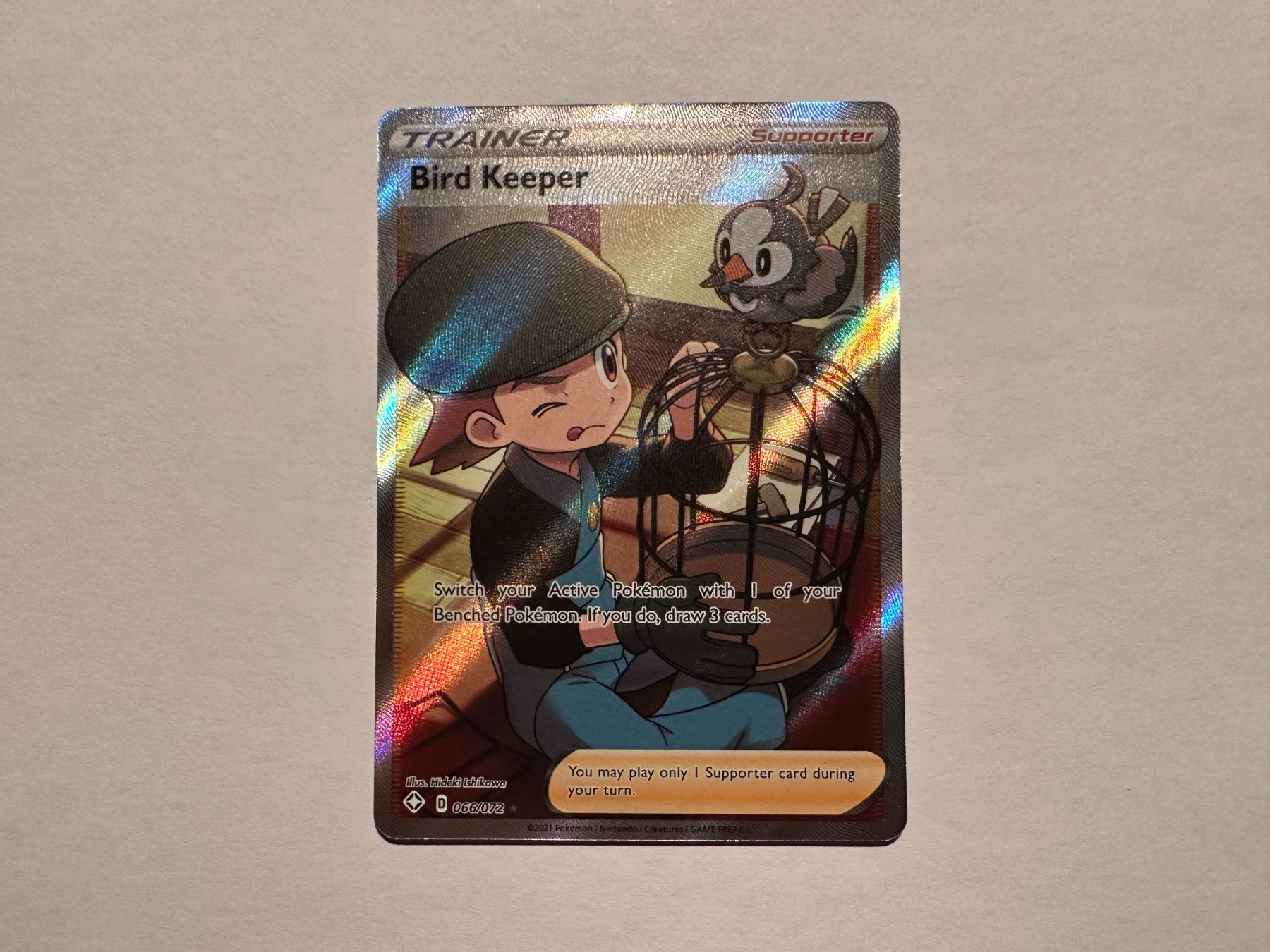 Pokémon Carte collezionabili: Bird Keeper Shining Fates EN – Usato da Hagendorn venduto da Pokecollectorch 1