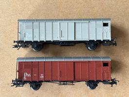 2x Marklin Güterwagen Hhk SBB