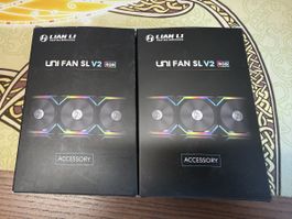 2x Lian-Li Uni Hub SL V2 Controller mit Zubehör