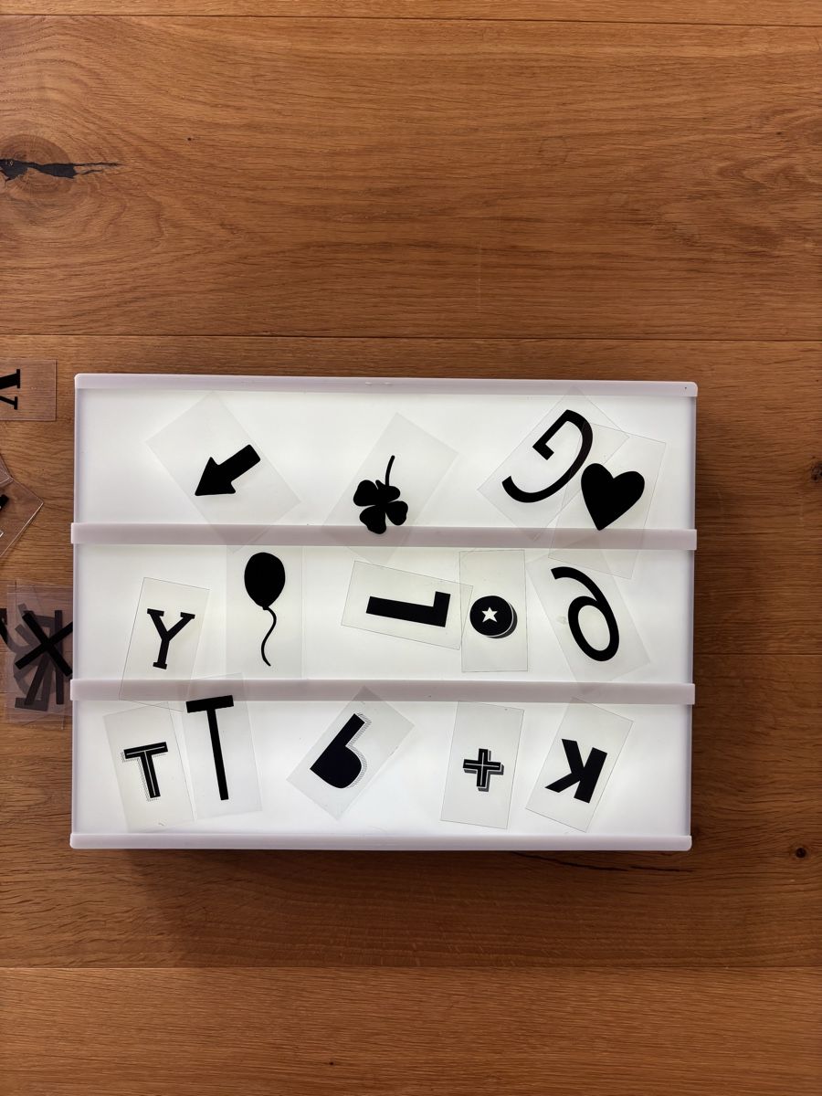 Tutte le decorazioni: Lightbox mit Buchstaben – Nuovo (secondo la descrizione) da Winterthur venduto da sanneagasi 1
