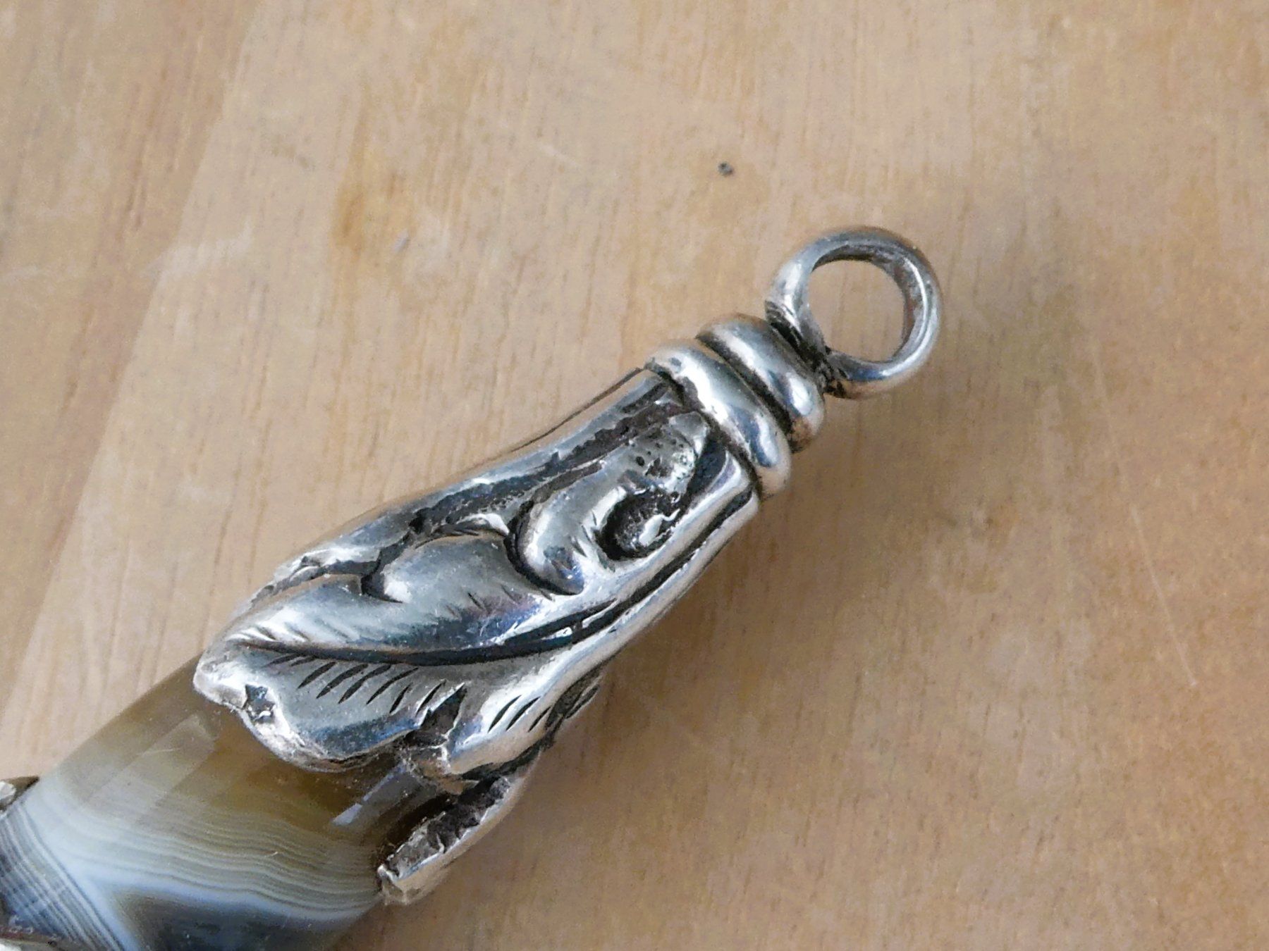 Pendentifs: Silberanhänger mit Achat – D'occasion à Beromünster par legolas_mt-gd 2