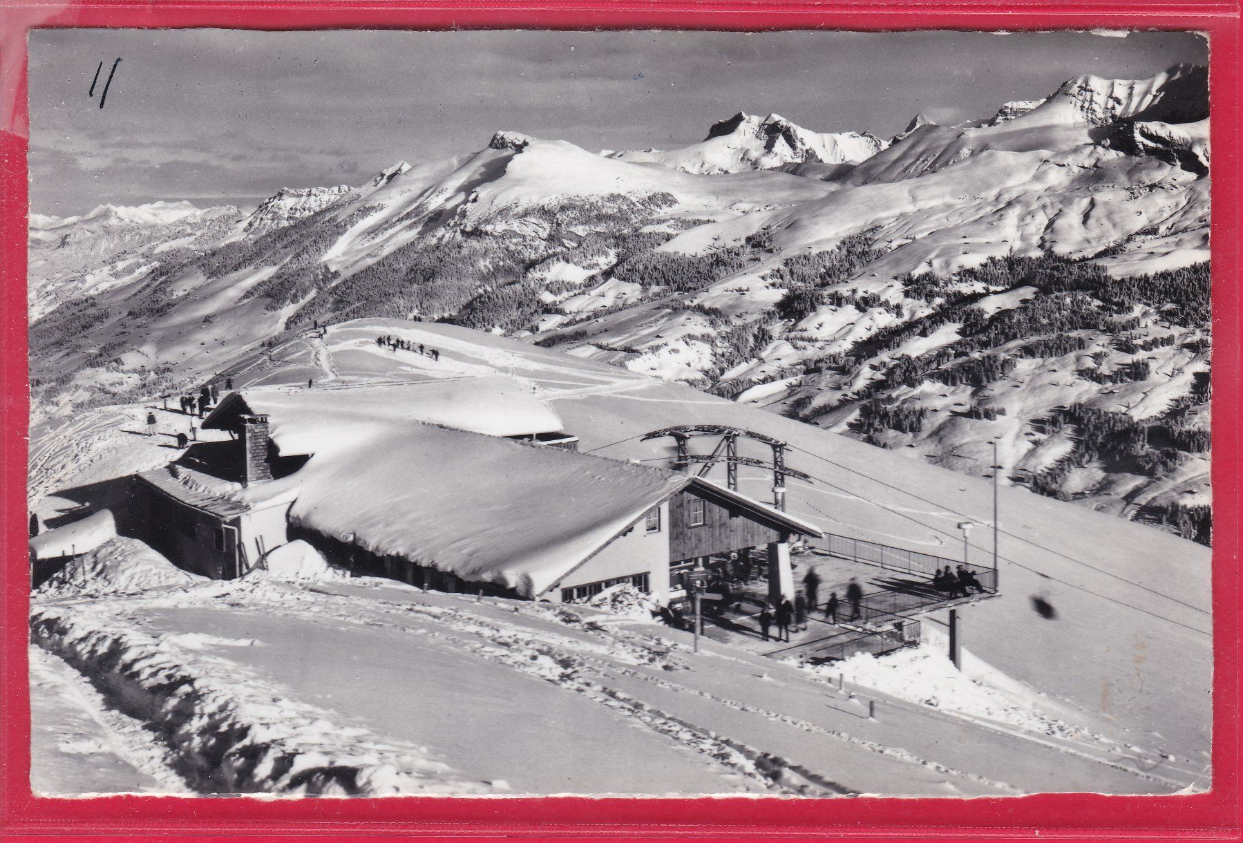 Cartoline postali: ADELBODEN, RESTAURANT SCHWANDFELDSPITZ, 11.3.1968 – Usato da Oberrieden venduto da Gebirgsstelze