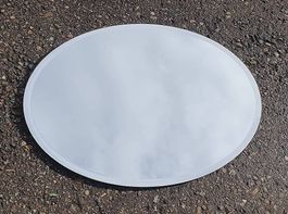 Spiegel- Oval mit Facettenschliff