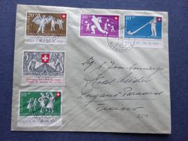 1951 Pro Patria FDC 3 x ET-Voll BERN
