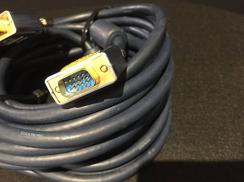 Cavi: Clictronik  DVI -  VGA Kabel – Usato da Würenlingen venduto da Schneiderhifi 3