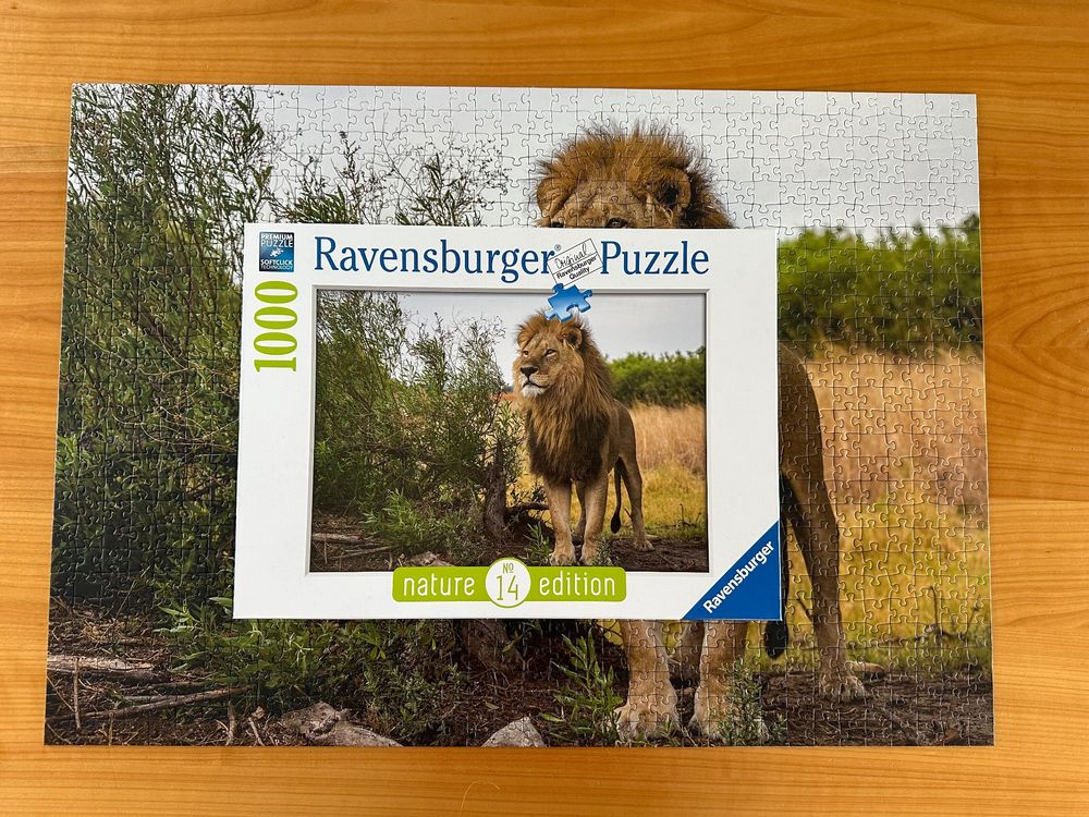Lais Puzzle Löwe – 1000 Teile Herausforderung Für Puzzle-Fans