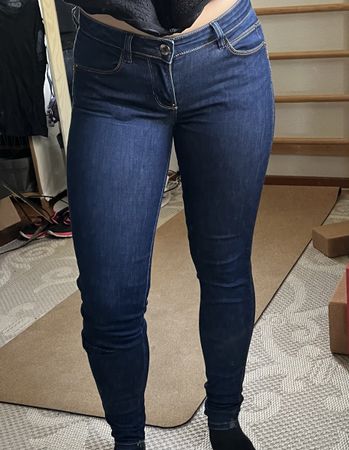 Guess Jeans Curve X Skinny Gr. 24 / XS Dunkelblau