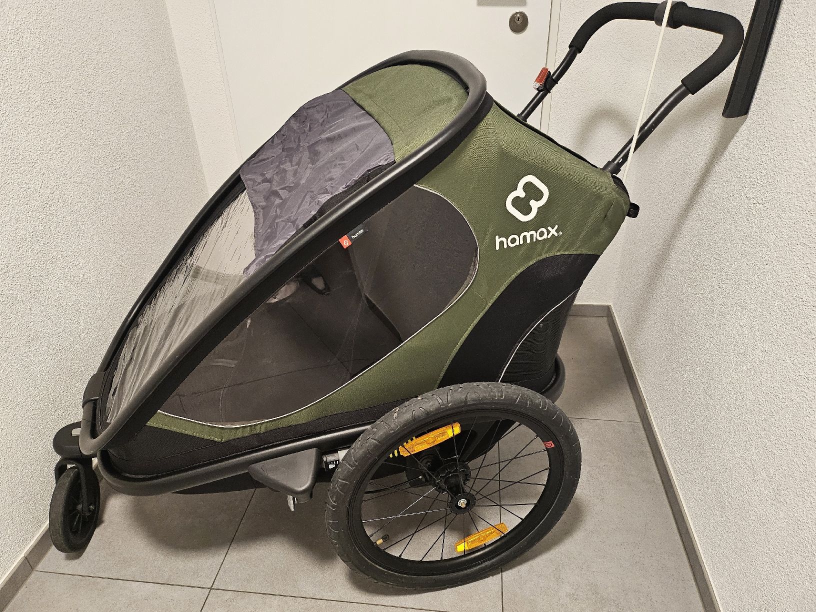 Hamax Rimorchi: Hamax Kinderfahrradanhänger Outback 2in1 – Usato da Baar venduto da Naedels-Kreationen 5