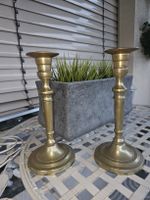 Vintage Brass Candlestick Holders, Set of 2, Fall Decor