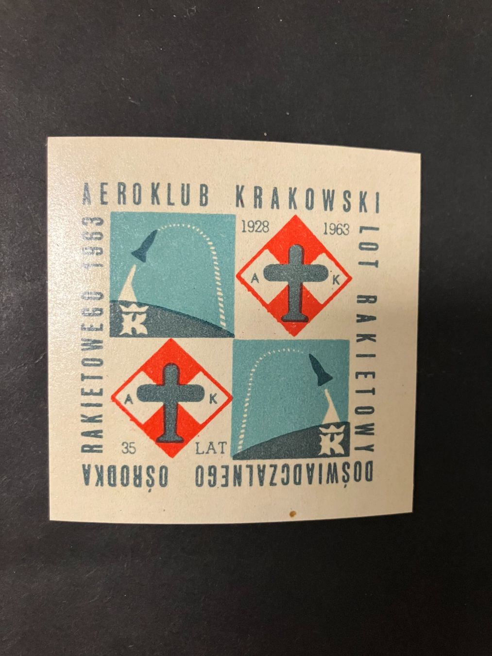 Alle Briefmarken: Raketenpost 1963, Polen, ** – Gebraucht aus Würenlos von Eulenpostuhu