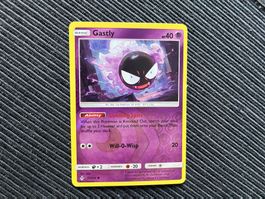 Pokemon Gastly Reverse Holo Unbroken Bonds near Mint