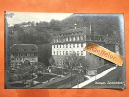 Seltene Ansichtskarte von Küttigen, Seidenfabrik.