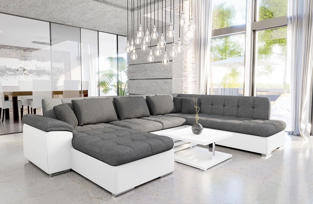 Divani: Wohnlandschaft Sofa Couch mit Bettkasten & Schlaffunktion – Nuovo e nell'imballaggio originale da Wallenwil venduto da toesstal-vertrieb