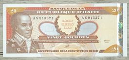 Haiti 20 Gourdes Silver UNC _2