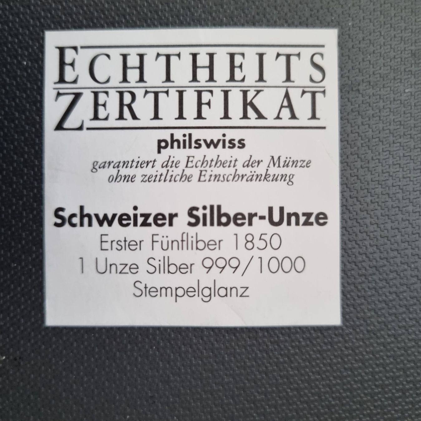 Toutes les monnaies: Silber Unze Schweiz – D'occasion à Lachen SZ par Broom0