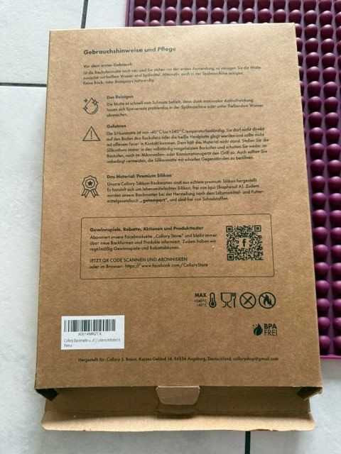 Backformen: Silikon Backmatte für Hunde oder Katzenleckerlis / Collory – Gebraucht aus Eschenbach SG von Sums 2
