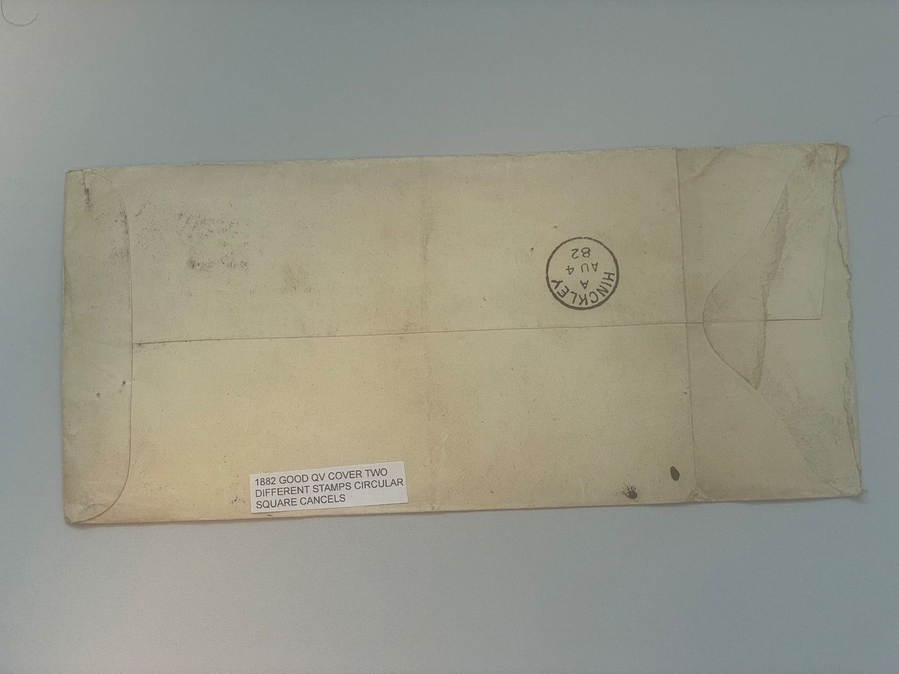 Tutti i francobolli: 1882 QV Cover Two Different Stamp Circular Square Cancels – Usato da Küssnacht am Rigi venduto da POSTOMASTER 2
