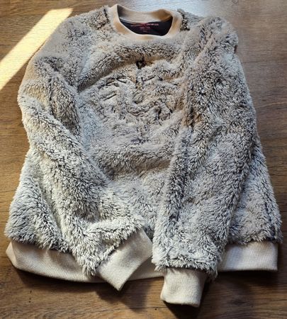 Engelbert Strauss Plüschpullover & Hose grau Grösse 158/164 