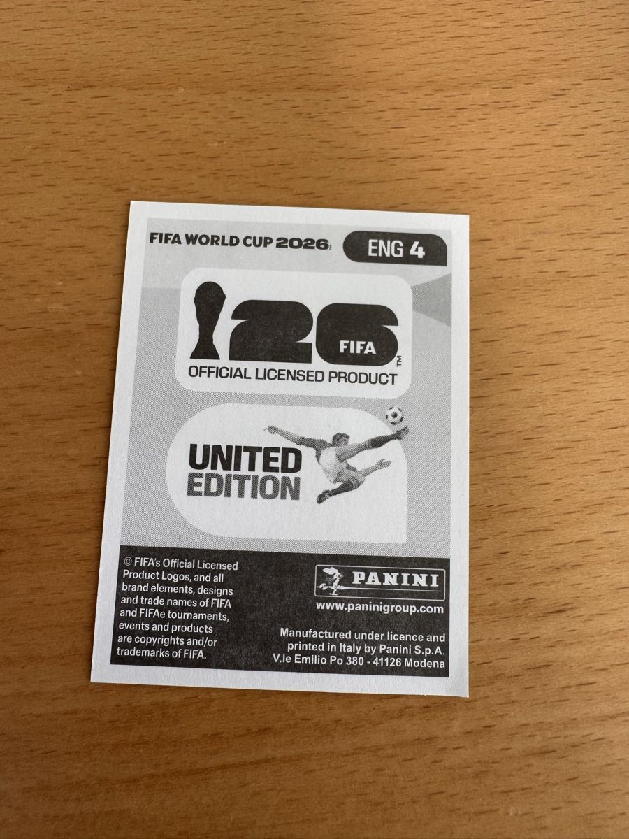 Panini Sammelbilder & Trading cards: Panini - WM 2026 - ENG 4 - Sticker – Neu (gemäss Beschreibung) aus Wetzikon ZH von thayreen 1