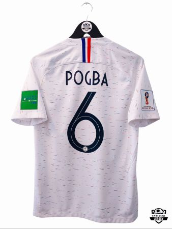 POGBA #6 Original France World Cup 2018 Away Trikot