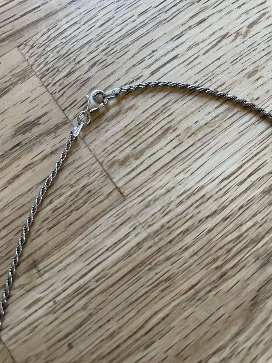 Catenine: Halskette mit Anhänger 925 Silber – Usato da Flawil venduto da Naphtali 2