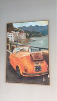 Vintage Auto Bild Leinwand (gedruckt) 