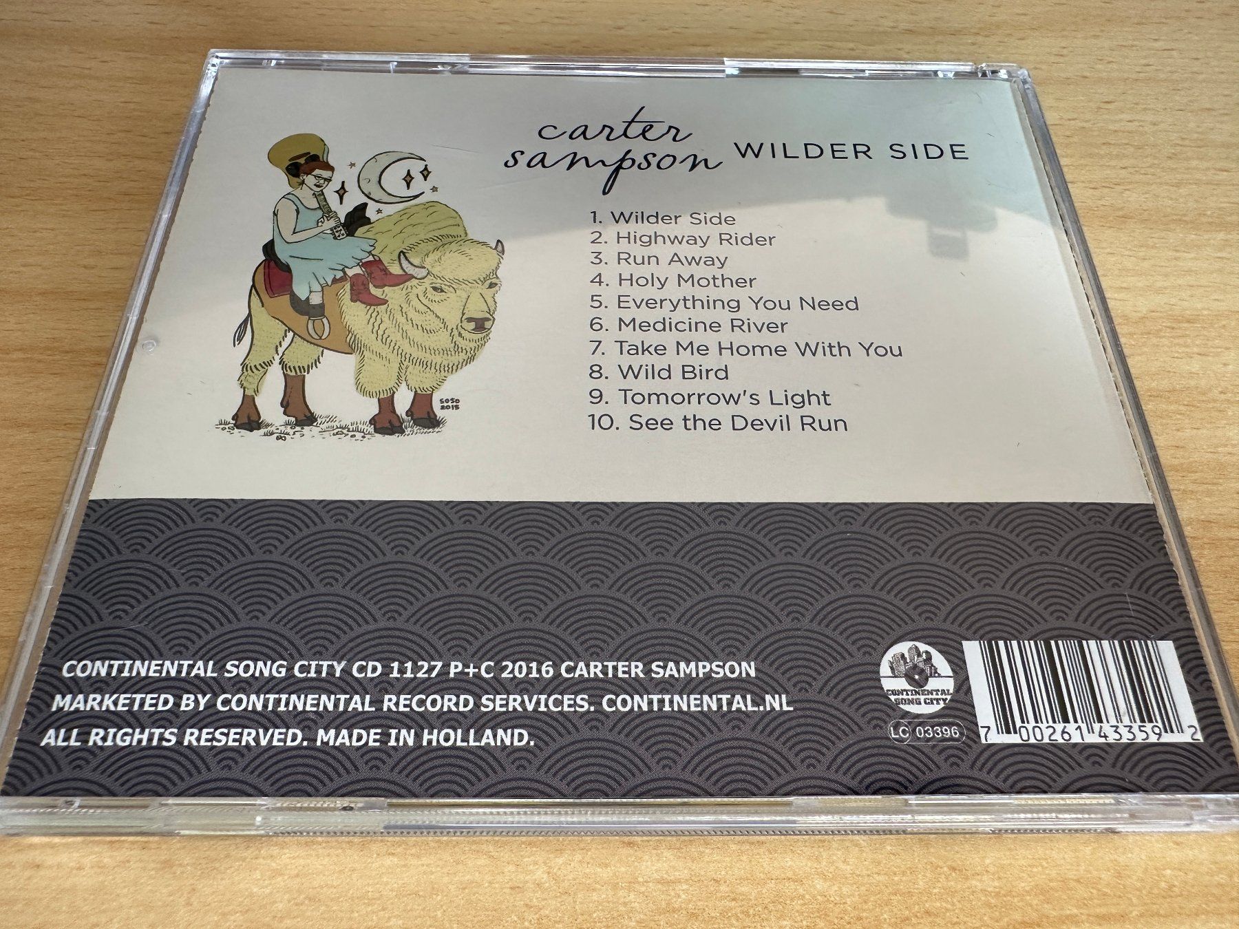CD: Carter Sampson – Wilder Side – Usato da Rikon im Tösstal venduto da Alpenmutz 1