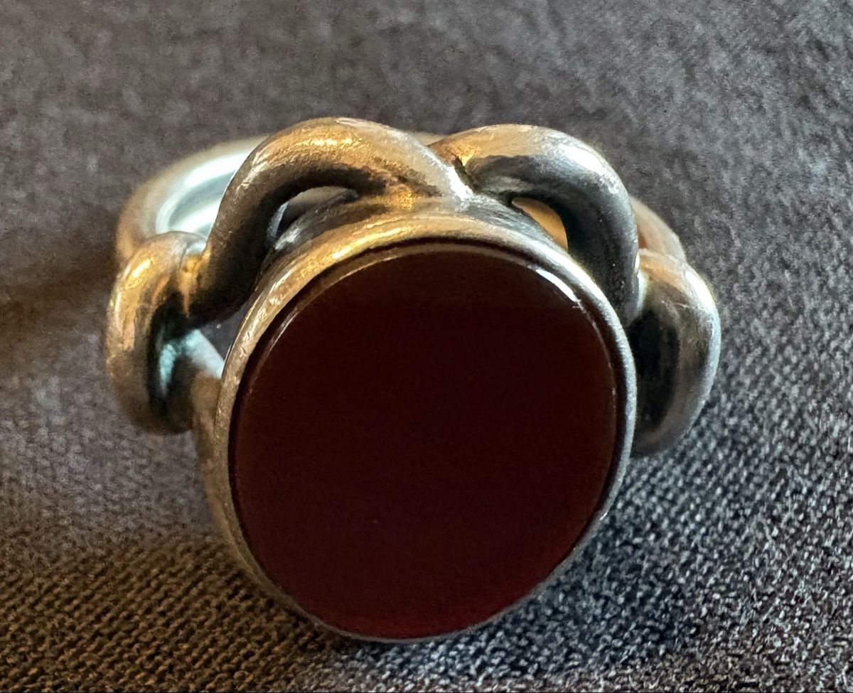 Anelli: Antiker Siegelring Silber mit Karneol Ring Grösse 58/59 – Usato da Zürich venduto da wei_8n2l 4