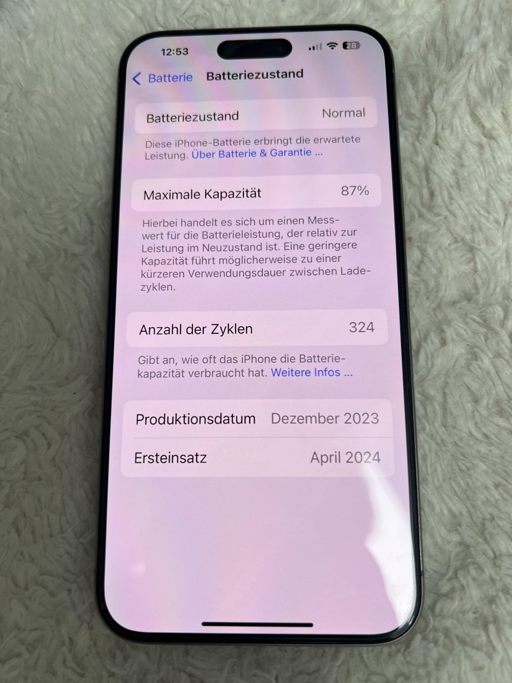 Apple Portables: iPhone 15 Pro Max, 256 GB – D'occasion à Langnau.i.E par abs 4