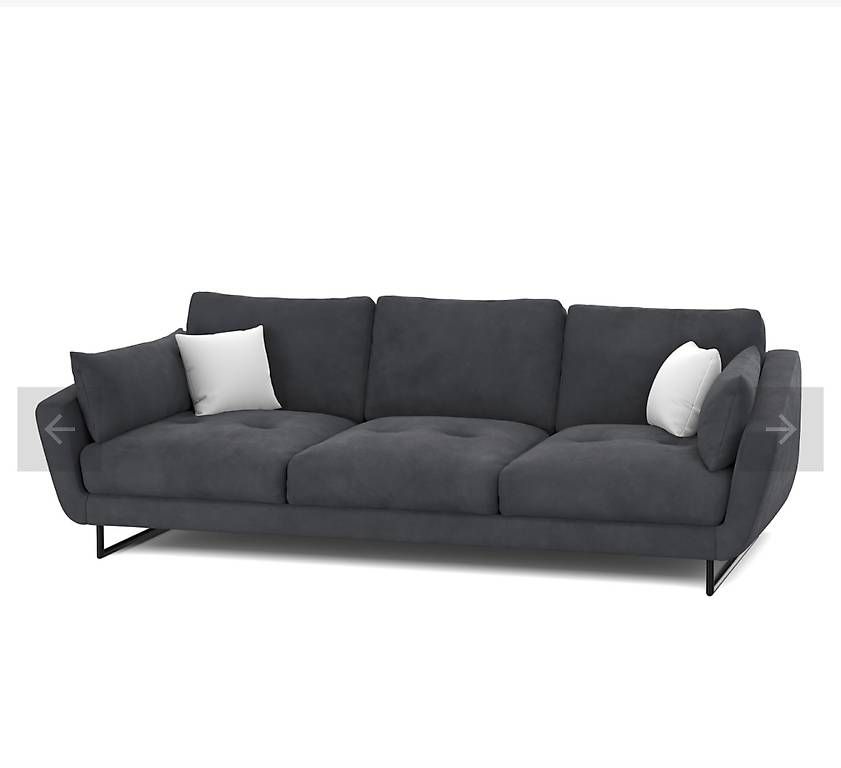 Sofas: Sofa Samt DIYA anthrazit Neu 2 Sofort Verfügbar  – Gebraucht aus Egerkingen von D-Sweety 1