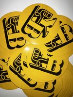 BSC YB Fan Sticker 10x10cm