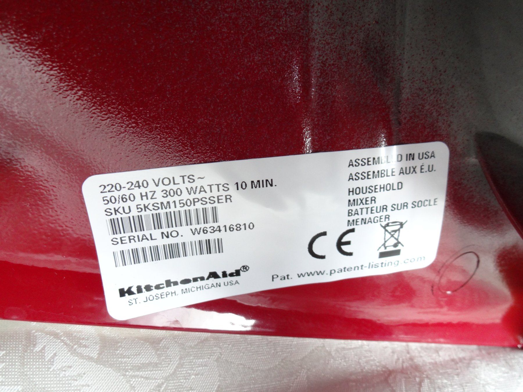Kitchenaid Elettrodomestici da cucina: Kitchen Aid ARTISAN Mod.5KSM150 / Küchenmaschine – Usato da Frauenfeld venduto da Reyy58 9