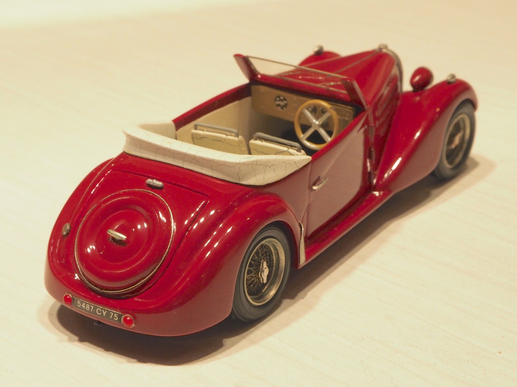 Bugatti Modellautos: Bugatti Type 57 Stelvio Cabriolet r - Ma Collection No 74 – Gebraucht aus Winterthur von 602ccm 2
