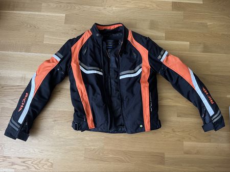 Herren Motorradjacke Richa, Grösse M, schwarz-orange