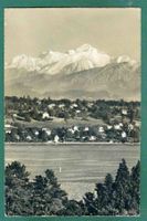 Genève, Le Mont Blanc et le Coteau de Cologny,1957,gelaufen