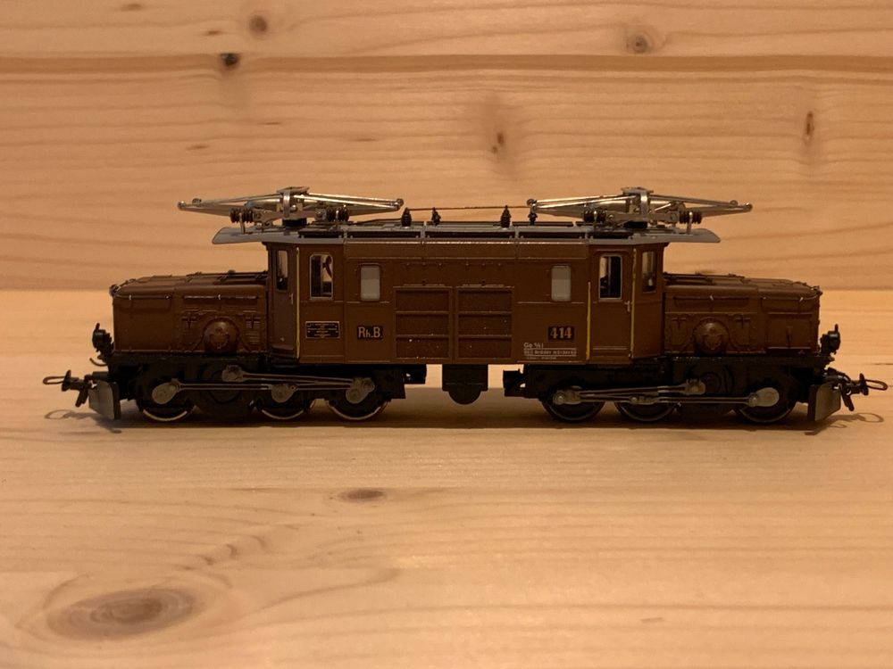 Bemo Modelleisenbahnen: BEMO RhB Ge 6/6 I 414 Krokodil, ESU Digital OVP – Gebraucht aus Disentis/Mustér von Zbot28 1