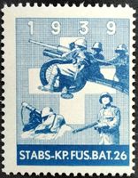 Soldatenmarke 2.WK, Stabskp, Füs Bat 26, ultrama, Wi Inf 242