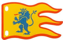 LEGO Löwenritter Flagge / Fahne (aus Set 10305)