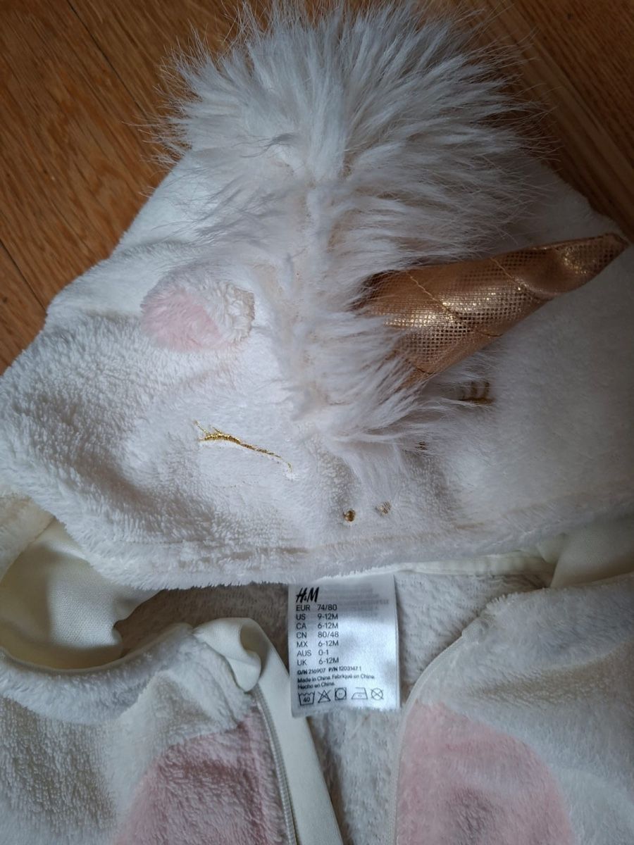 Costumi: Kostüm Kinder Einhorn Gr. 74/80 – Usato da Zürich venduto da danreb 1