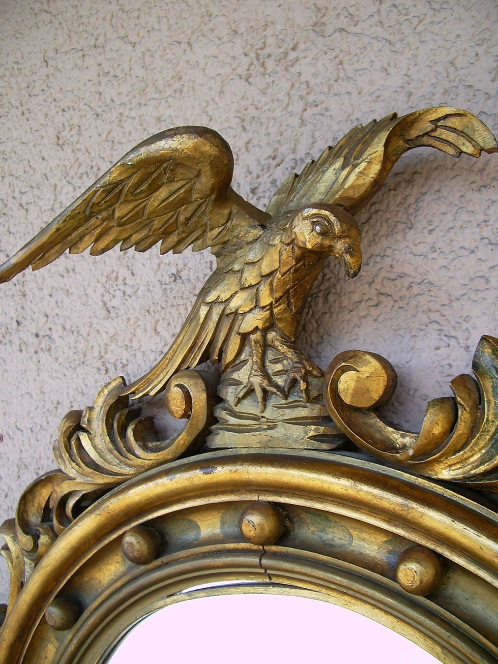 Specchi: Regency Spiegel mit geschnitztem Adler – Usato da Meggen venduto da Trouvaillen 4