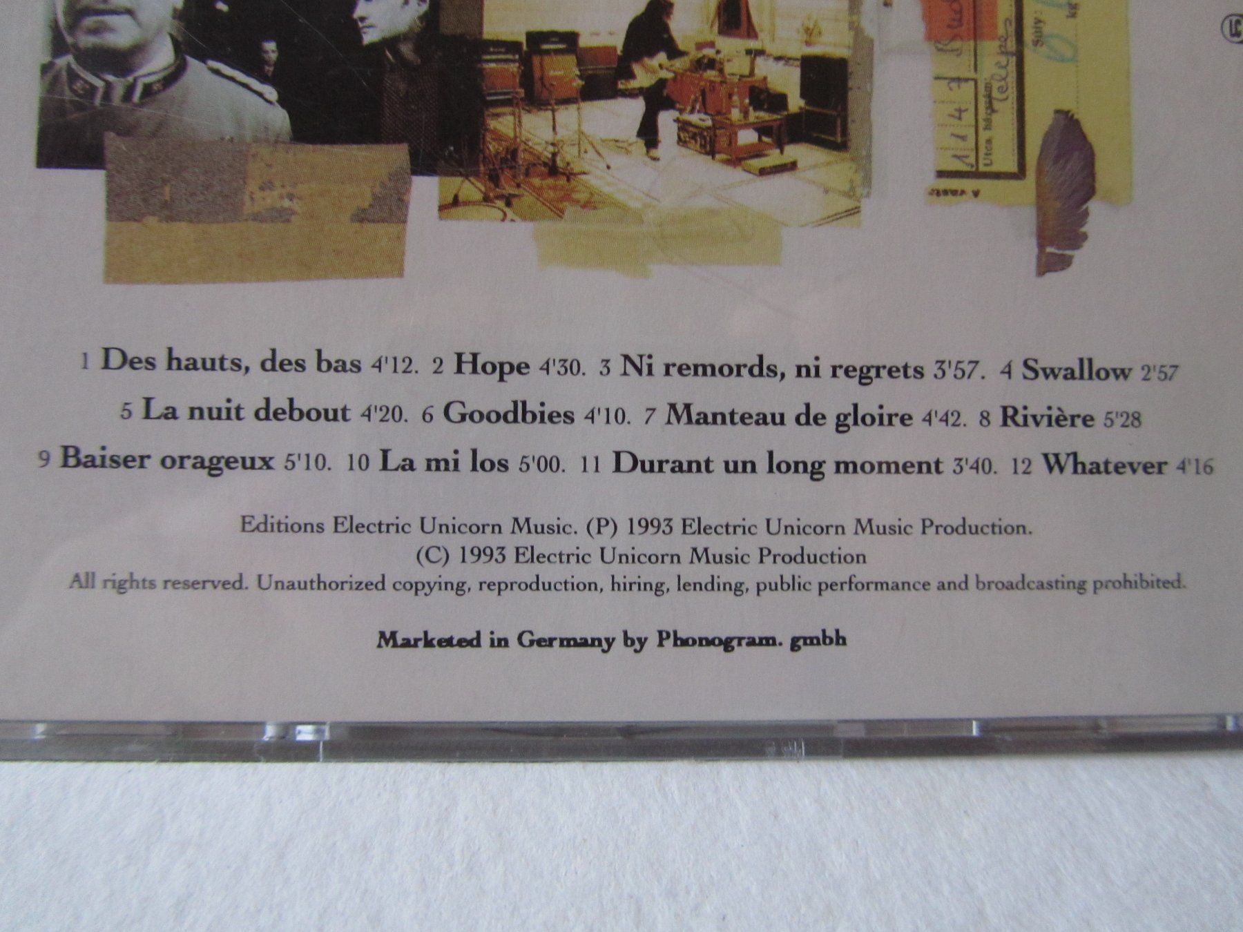 CD: Stephan Eicher, CD, Carcassone – Usato da Weiningen ZH venduto da dietsch57 2